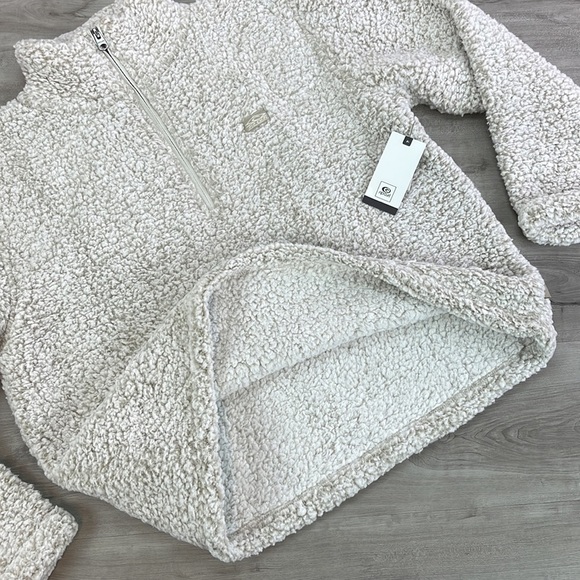 🔆RIP CURL🔆 DARK N STORMY 1/4 ZIP CRW SOFT JACKET SWEATER - Picture 13 of 16